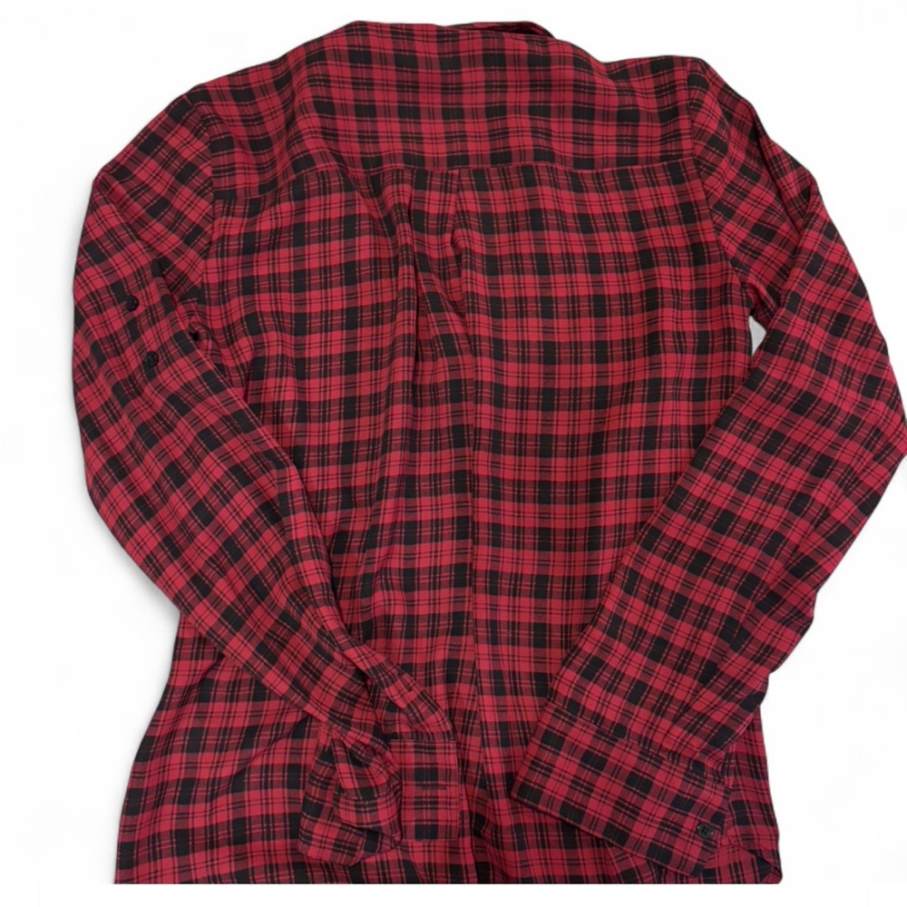 Express Portofino Slim Plaid Button-Down Shirt – XS Slim - Picture 9 of 9